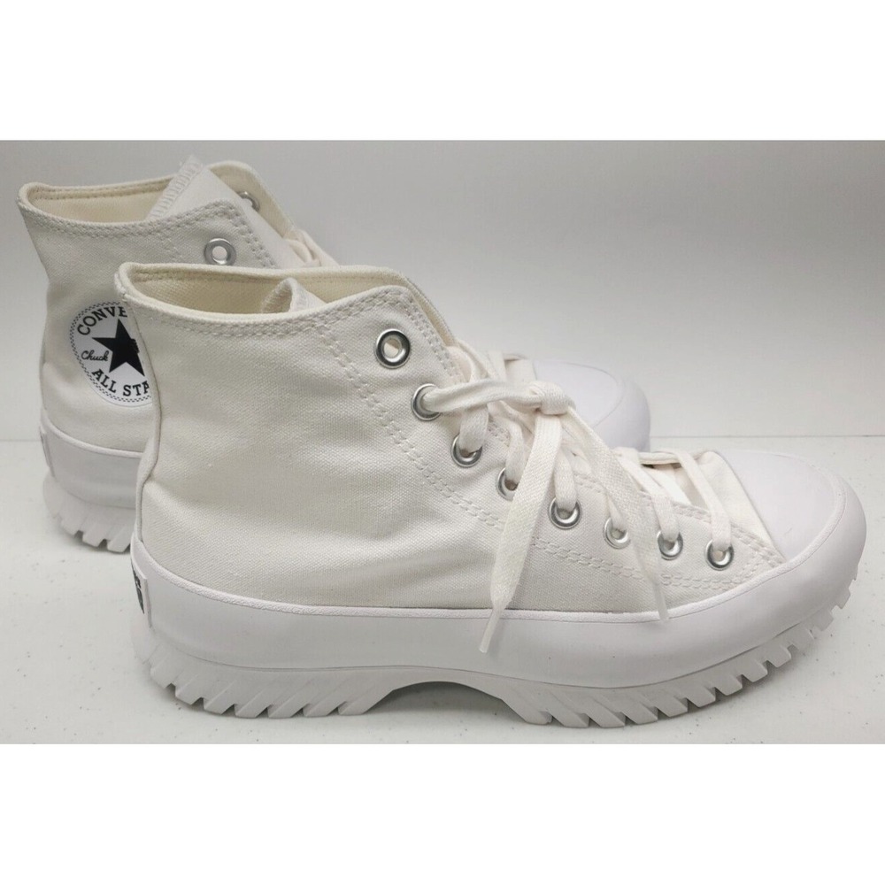 Converse Women's Chuck Taylor All Star Lugged 2.0 Hi-Top Shoes Egret Size 9M NEW